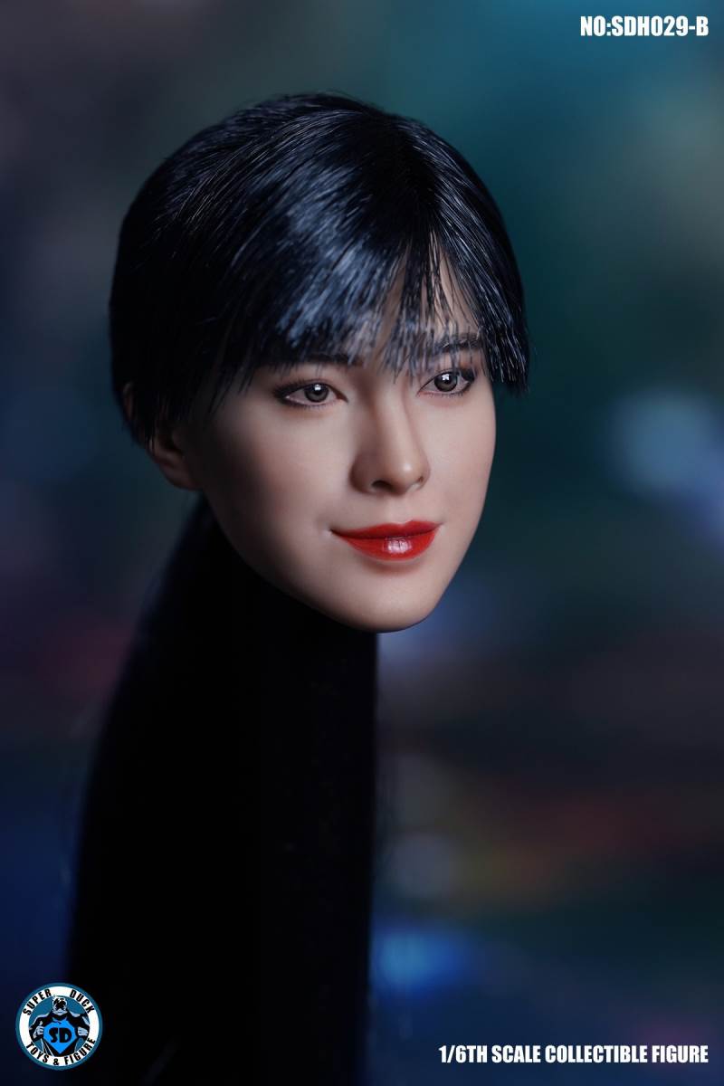 SDH029 Female Head Carving 1/6