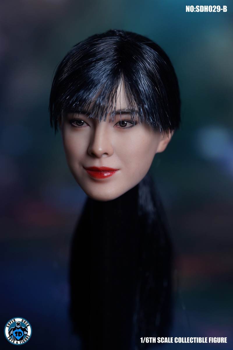 SDH029 Female Head Carving 1/6