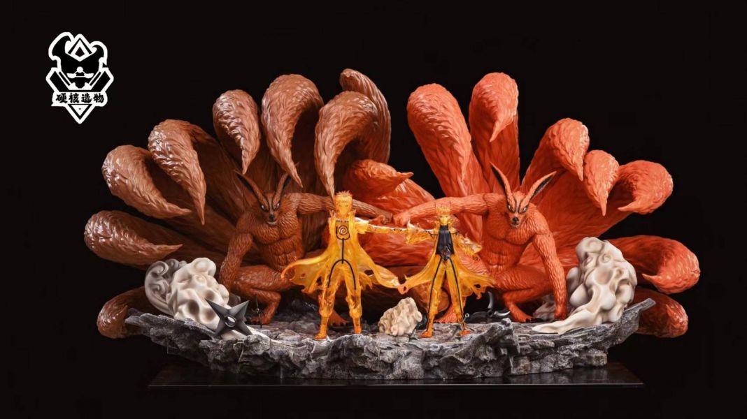 Naruto scene of father and son against Ken Naruto water gate