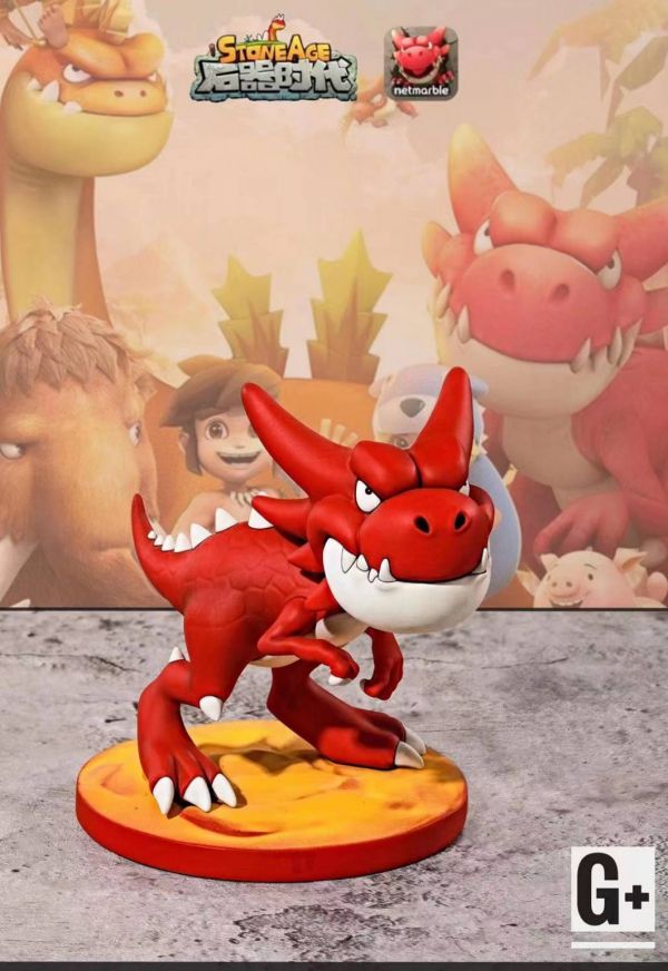 Stone Age Complete Plan First: Red Tyrannosaurus