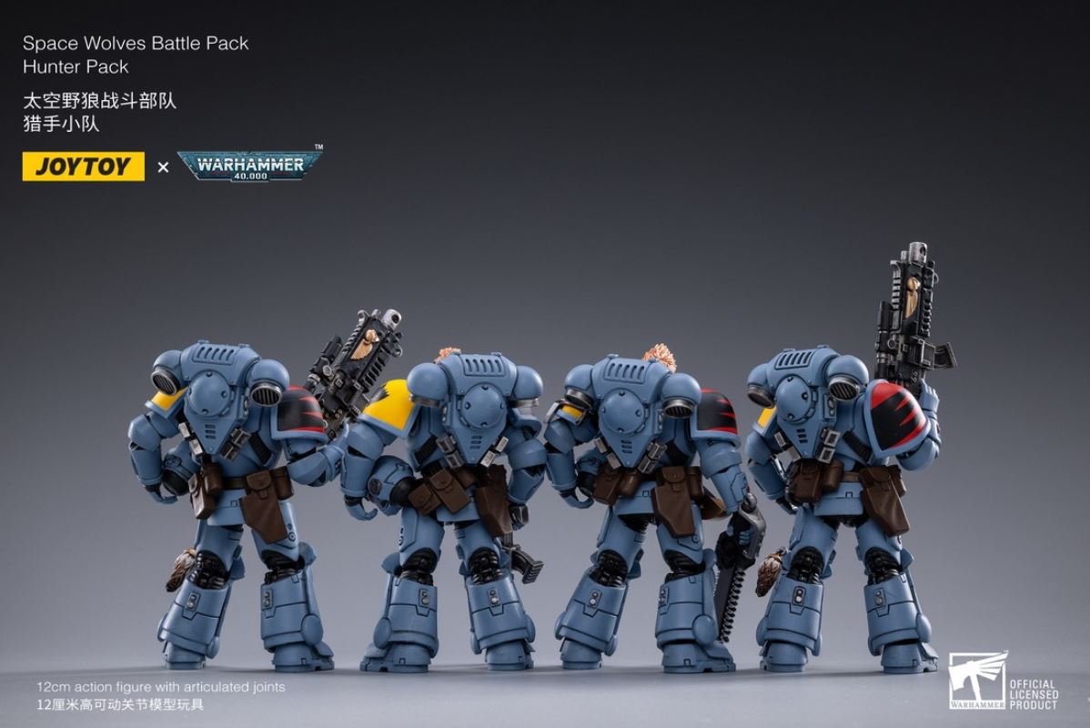 Space Wolf Fighting Unit-Hunter Squad & Undefeated Armor 1/18