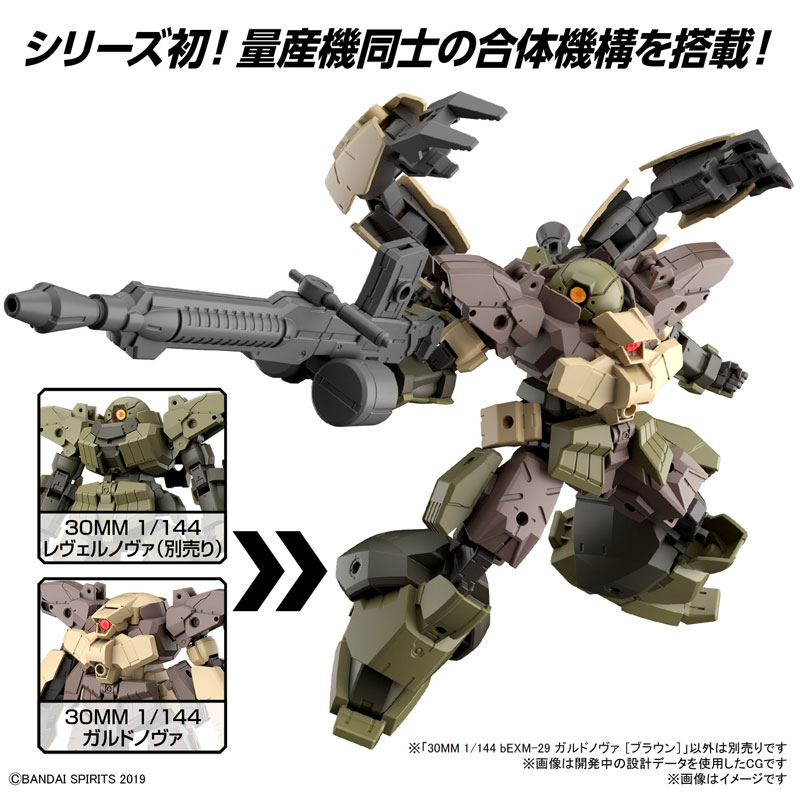 30MM 1/144 bEXM-29 Gardonova [Brown]