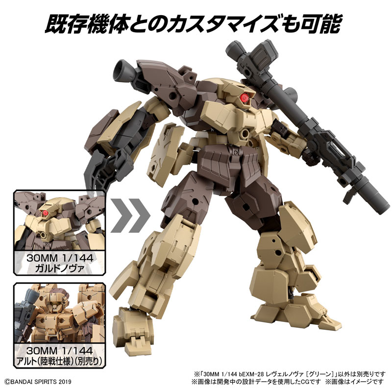 30MM 1/144 bEXM-29 Gardonova [Brown]