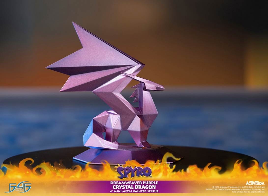 SPYRO THE DRAGON-DREAMWEAVER PURPLE CRYSTAL DRAGON