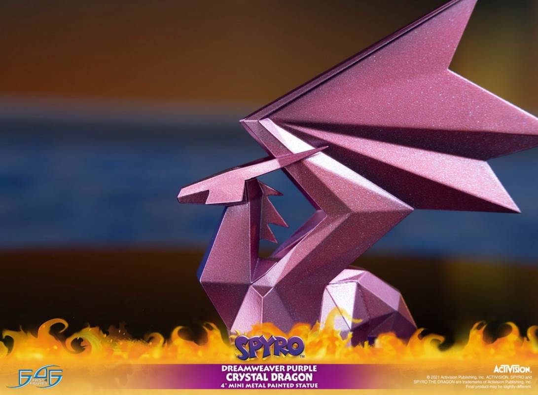 SPYRO THE DRAGON-DREAMWEAVER PURPLE CRYSTAL DRAGON