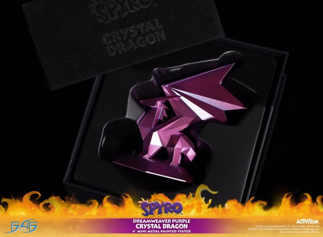 SPYRO THE DRAGON-DREAMWEAVER PURPLE CRYSTAL DRAGON