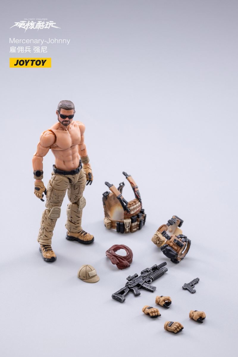 Hardcore Cool Play-Mercenary Trio & Suit Male Killer 1/18