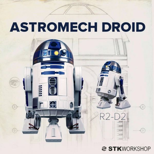 Star Wars R2D2 movable robot