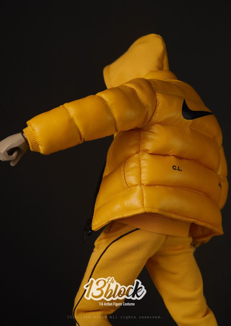 1/6 down jacket, sweater, fashion doll clothing, small elevator