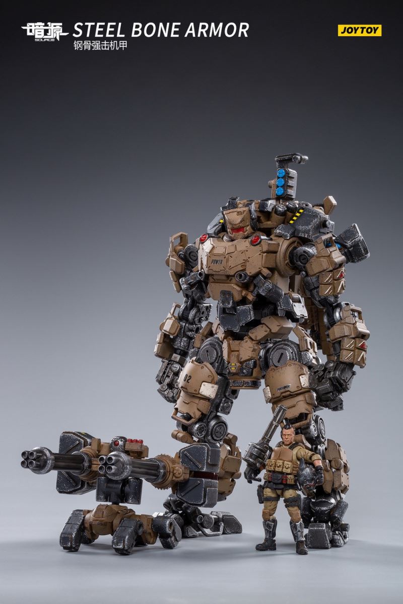 Steel Bone Attack Mecha Sand Brown 1/25