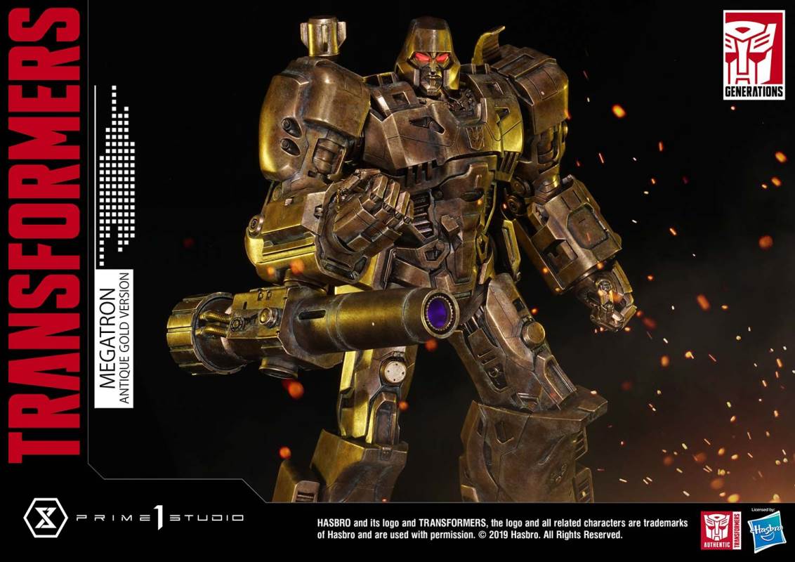 Transformers G1-Megatron-Antique Gold Edition