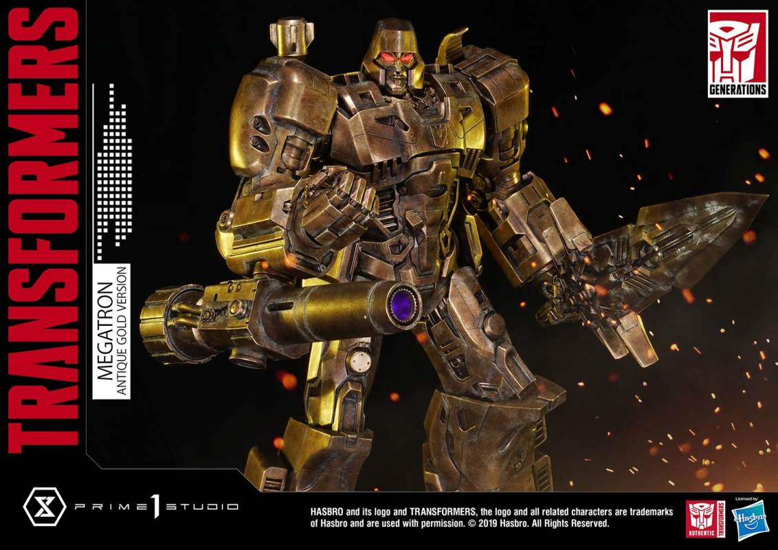 Transformers G1-Megatron-Antique Gold Edition