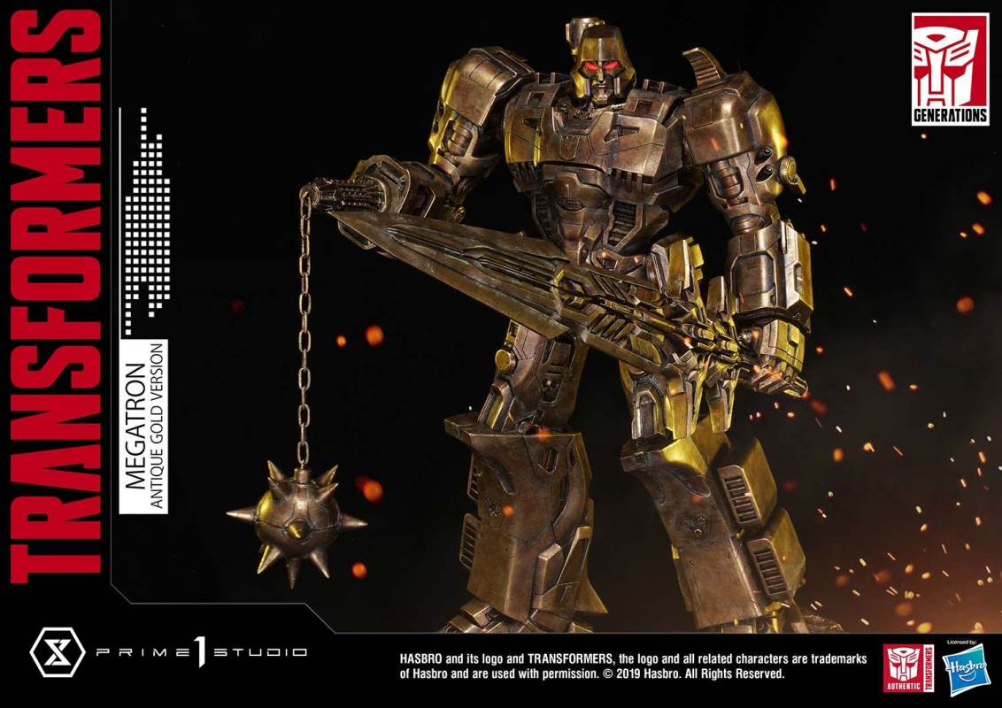 Transformers G1-Megatron-Antique Gold Edition