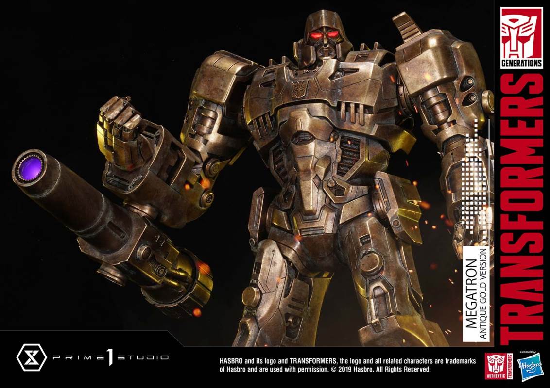 Transformers G1-Megatron-Antique Gold Edition