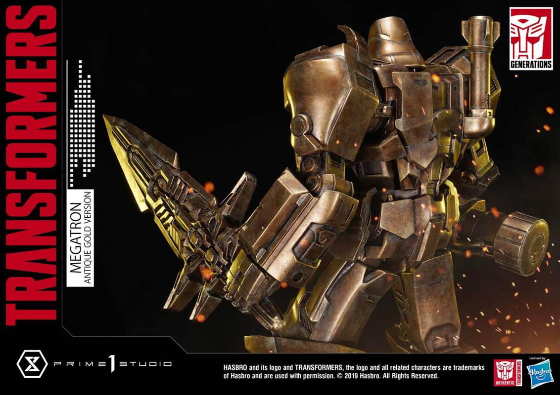 Transformers G1-Megatron-Antique Gold Edition