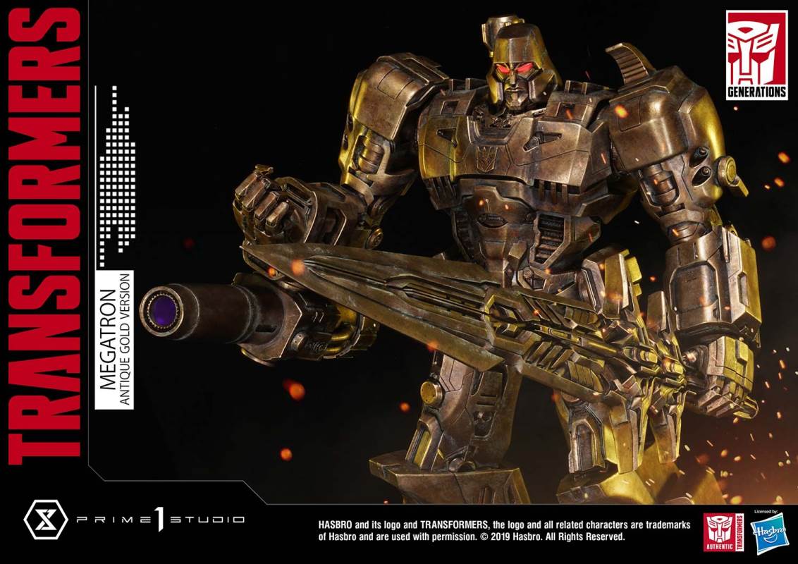 Transformers G1-Megatron-Antique Gold Edition