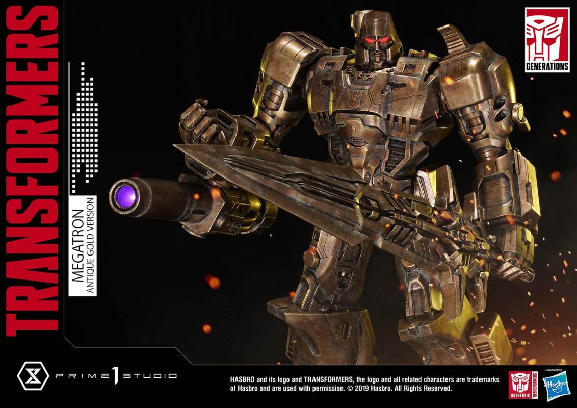 Transformers G1-Megatron-Antique Gold Edition