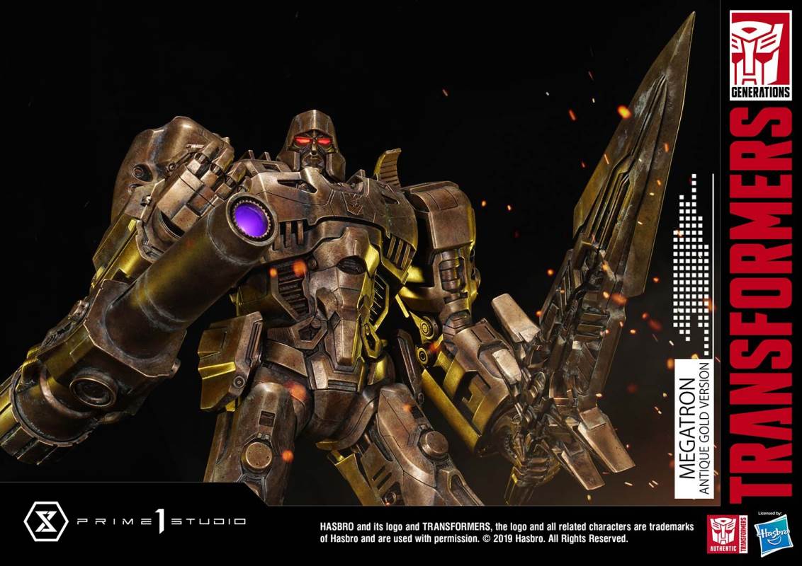 Transformers G1-Megatron-Antique Gold Edition