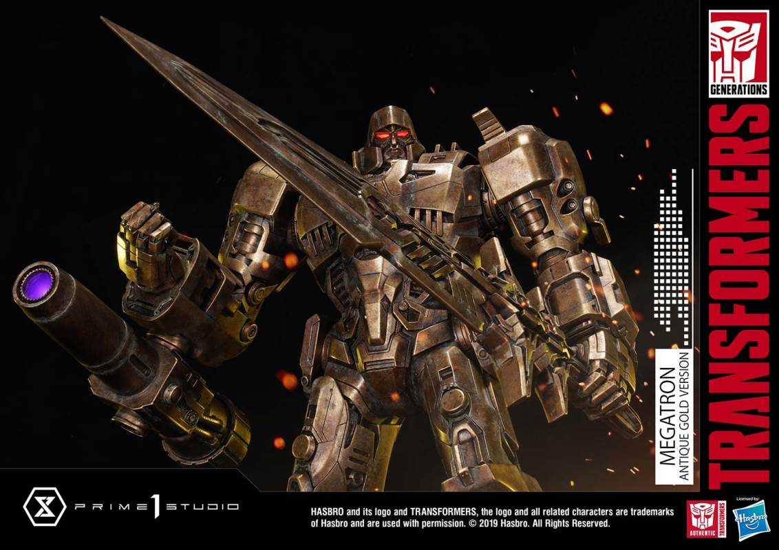 Transformers G1-Megatron-Antique Gold Edition