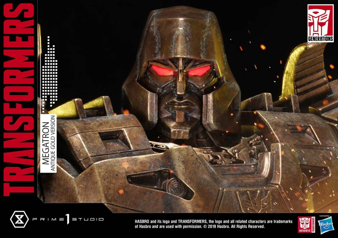 Transformers G1-Megatron-Antique Gold Edition