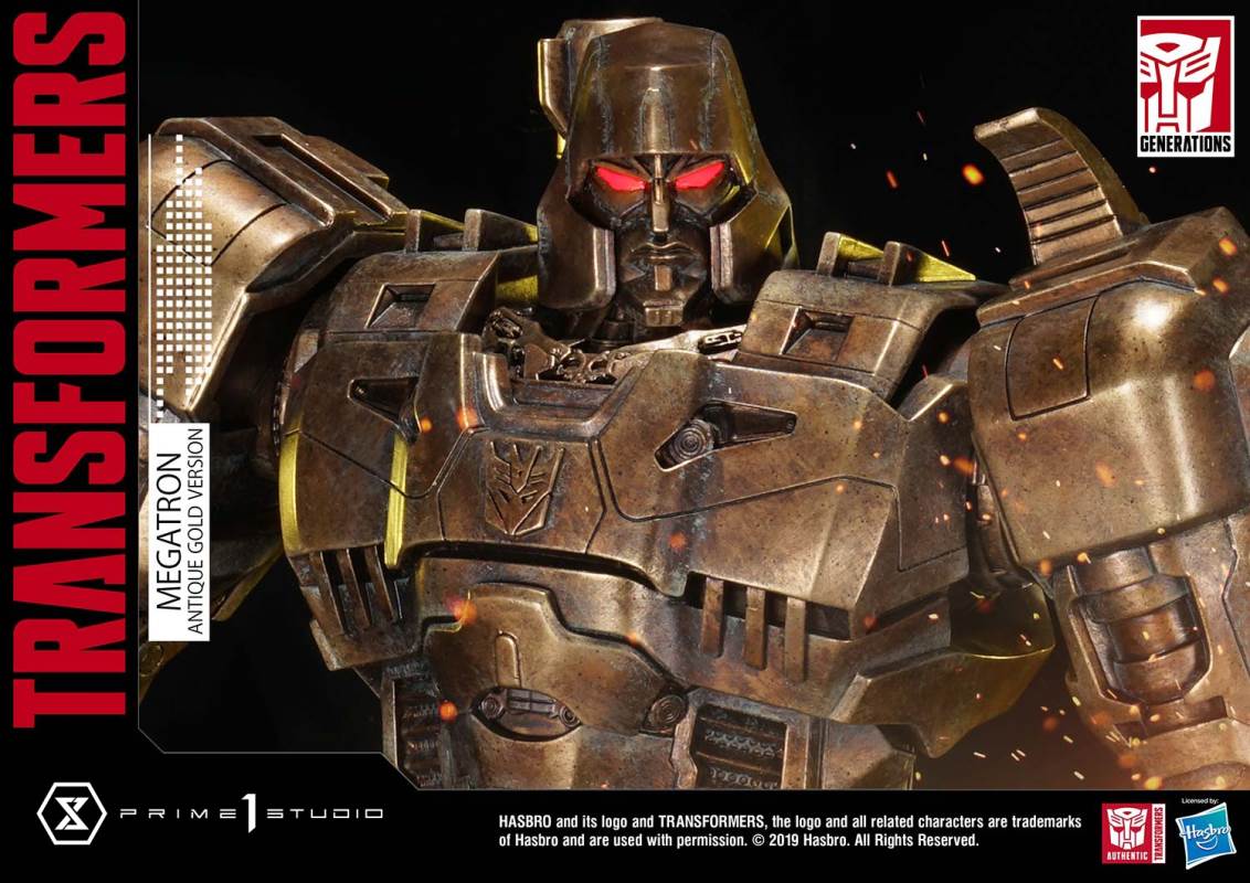 Transformers G1-Megatron-Antique Gold Edition