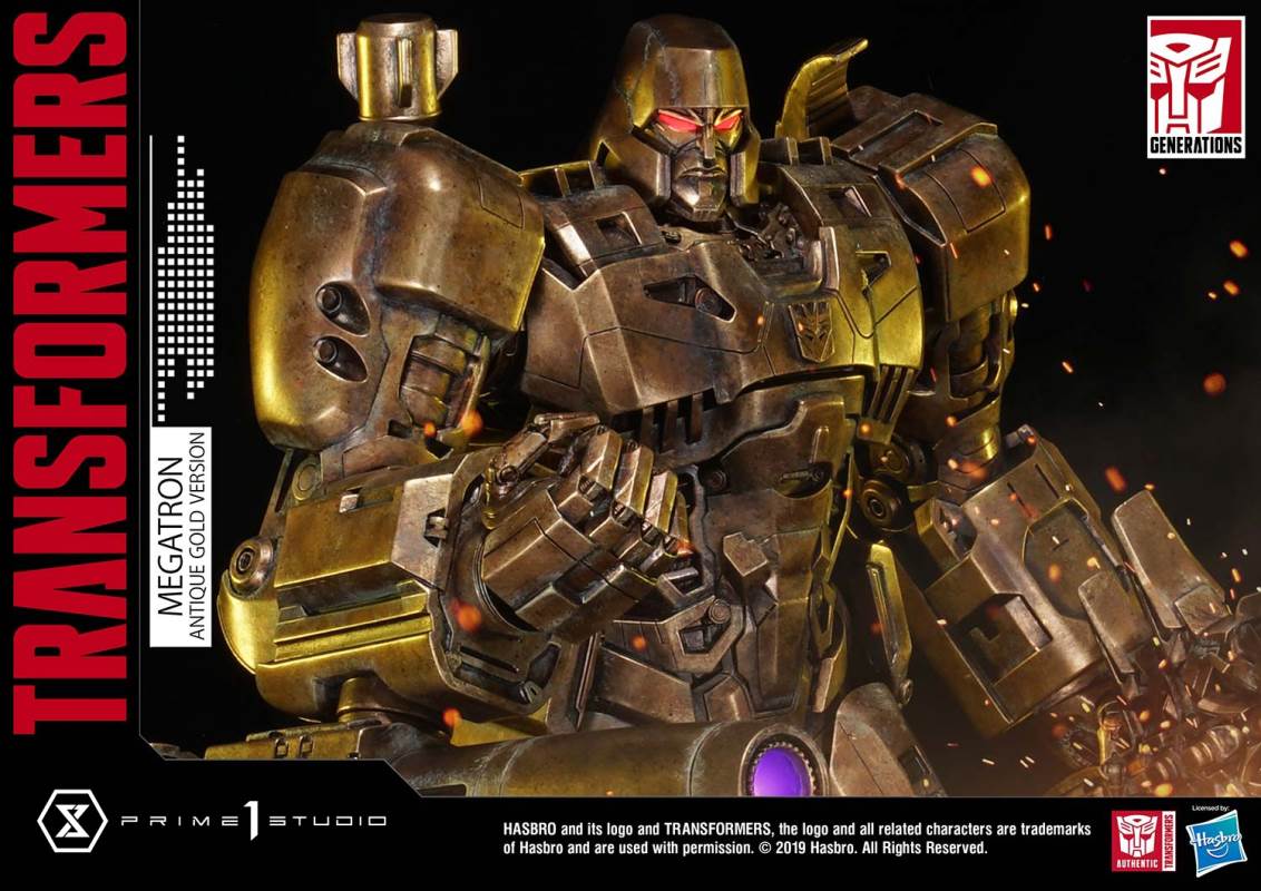 Transformers G1-Megatron-Antique Gold Edition