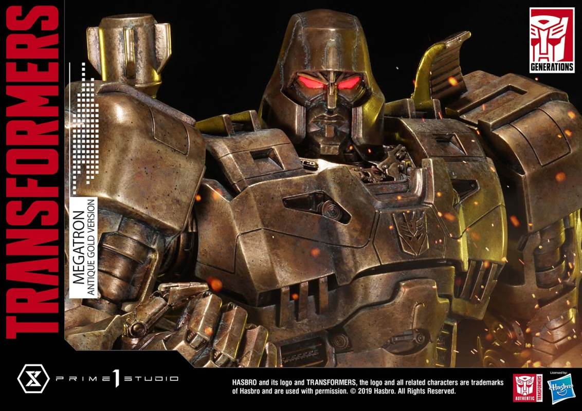 Transformers G1-Megatron-Antique Gold Edition