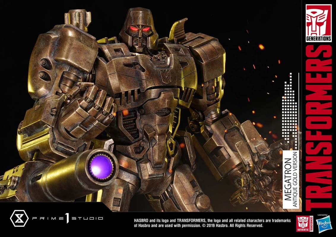 Transformers G1-Megatron-Antique Gold Edition