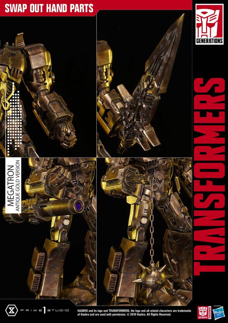 Transformers G1-Megatron-Antique Gold Edition