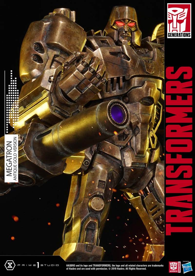 Transformers G1-Megatron-Antique Gold Edition