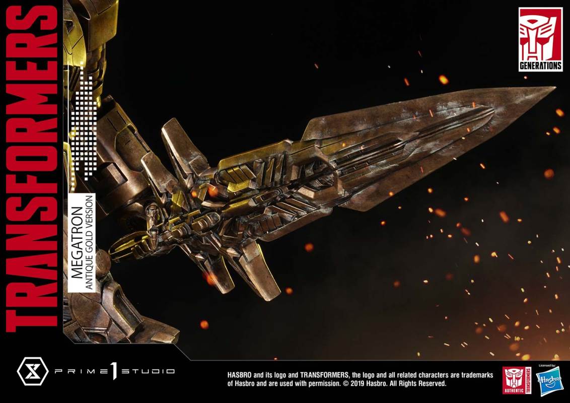 Transformers G1-Megatron-Antique Gold Edition