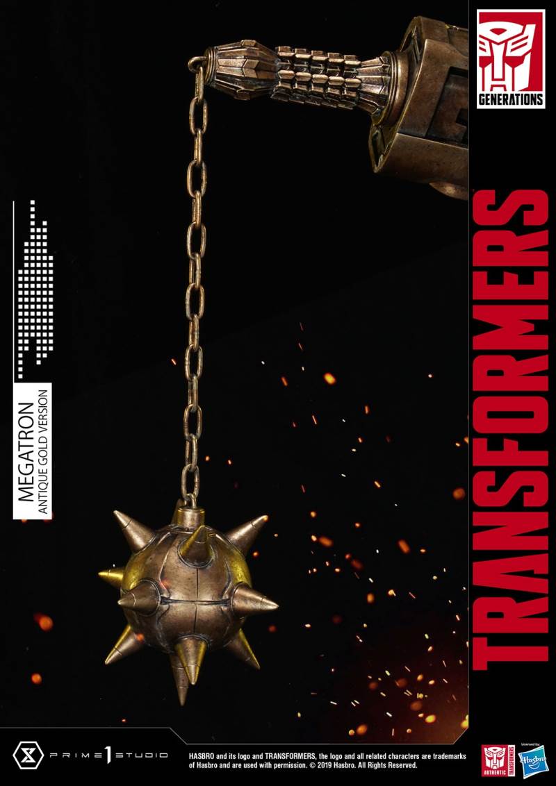 Transformers G1-Megatron-Antique Gold Edition