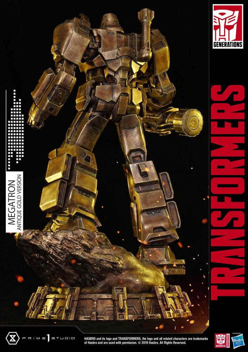 Transformers G1-Megatron-Antique Gold Edition