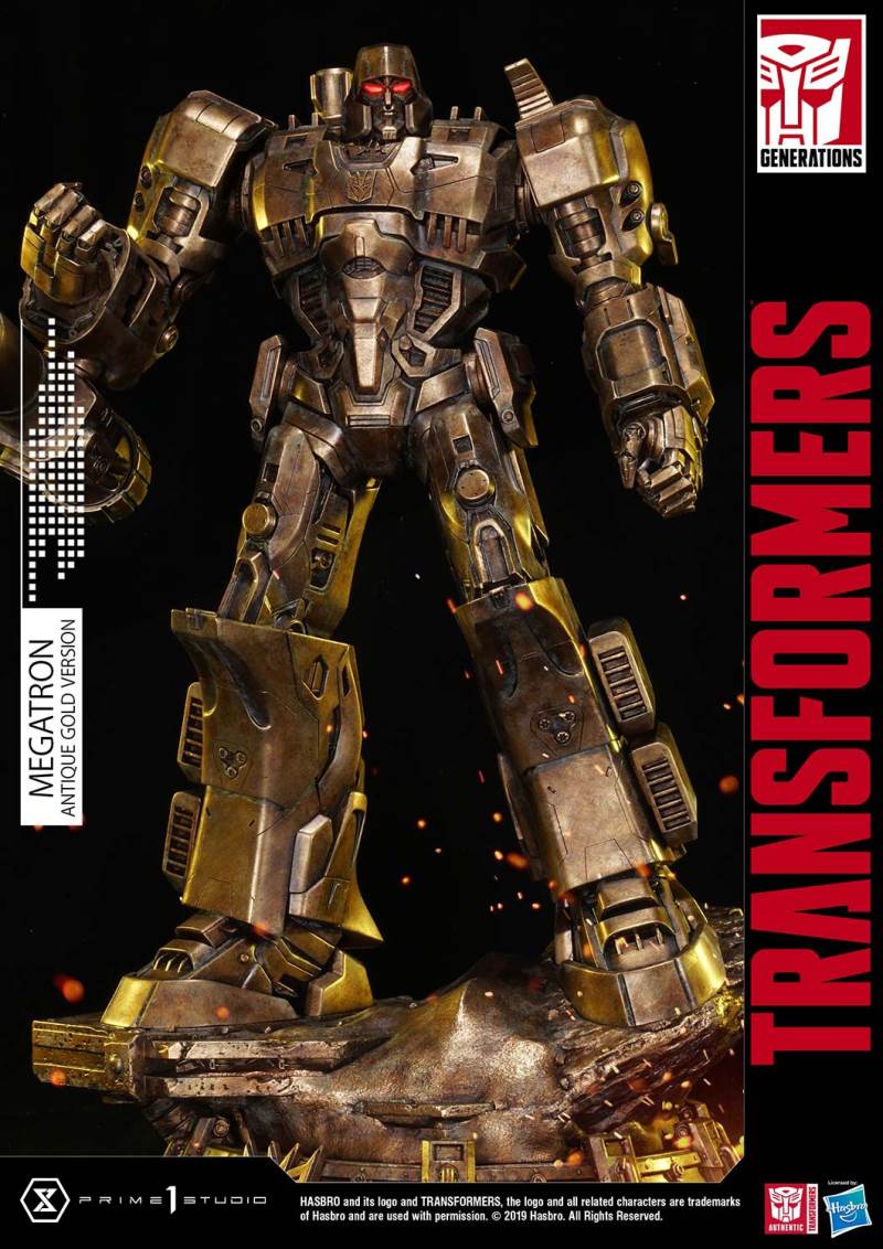 Transformers G1-Megatron-Antique Gold Edition
