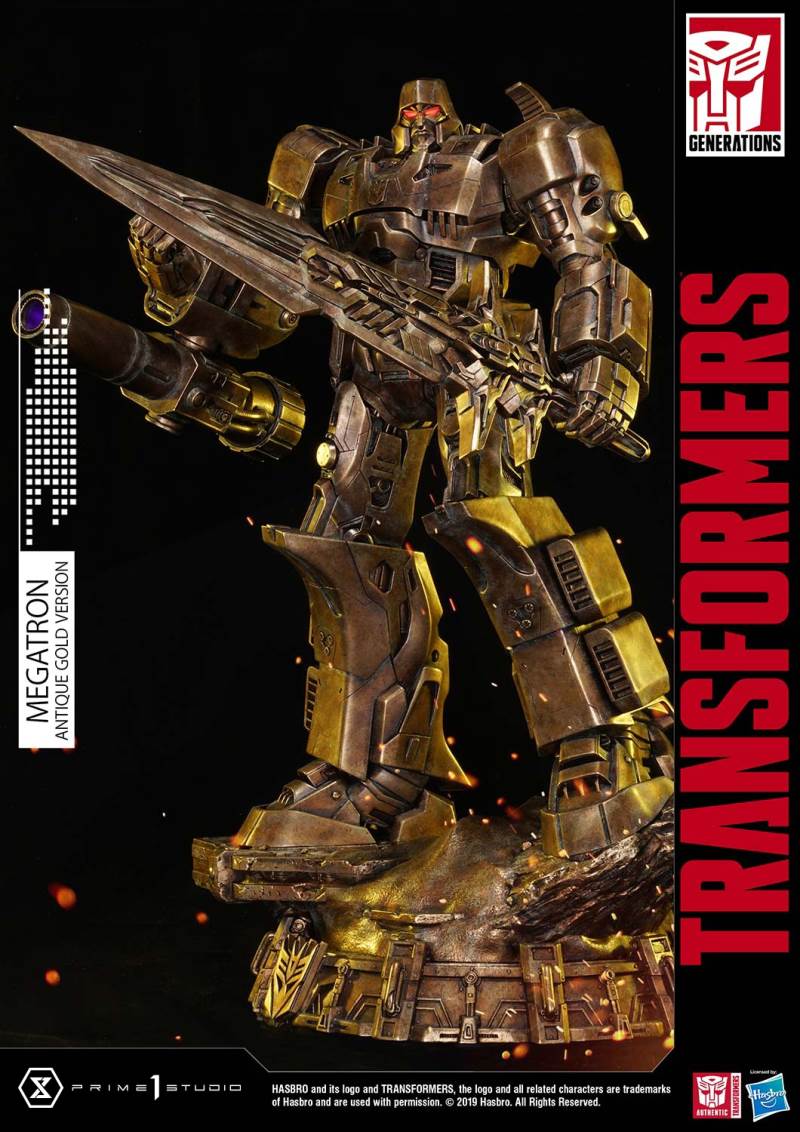 Transformers G1-Megatron-Antique Gold Edition