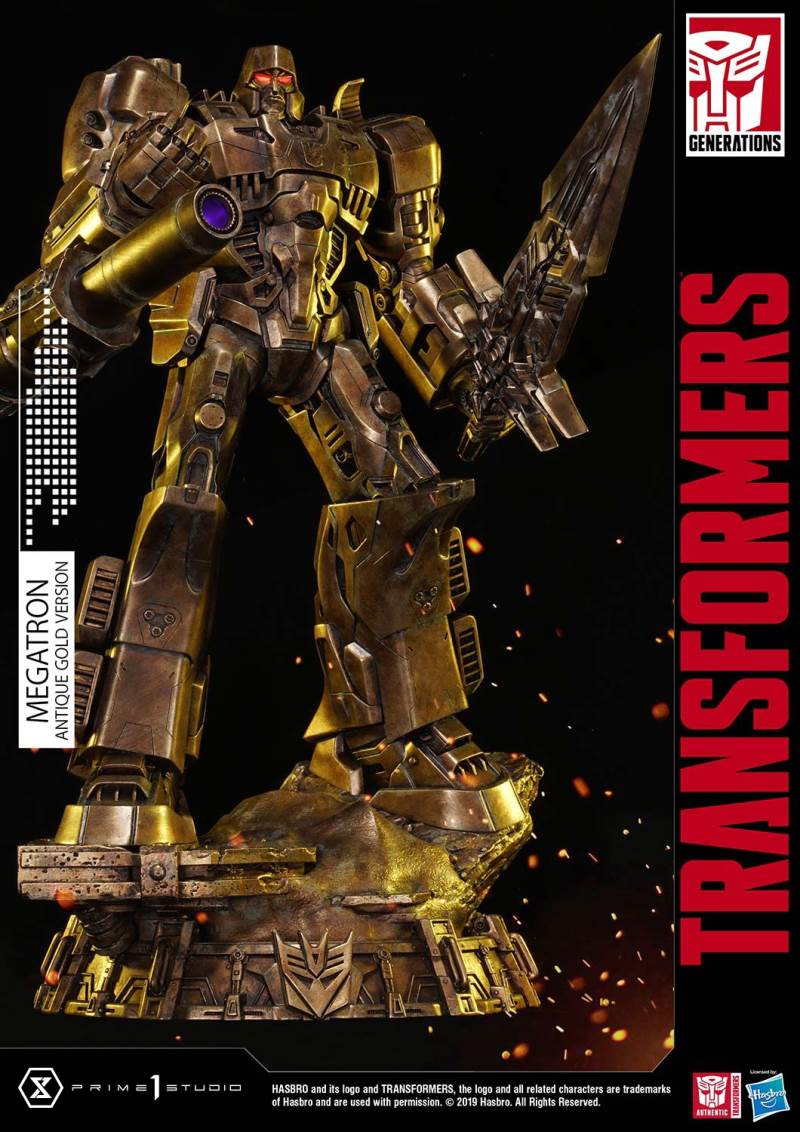 Transformers G1-Megatron-Antique Gold Edition