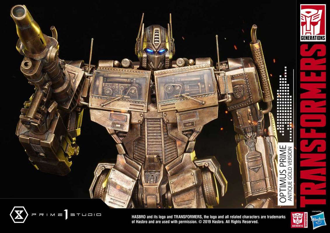 Transformers G1-Optimus Prime Antique Gold