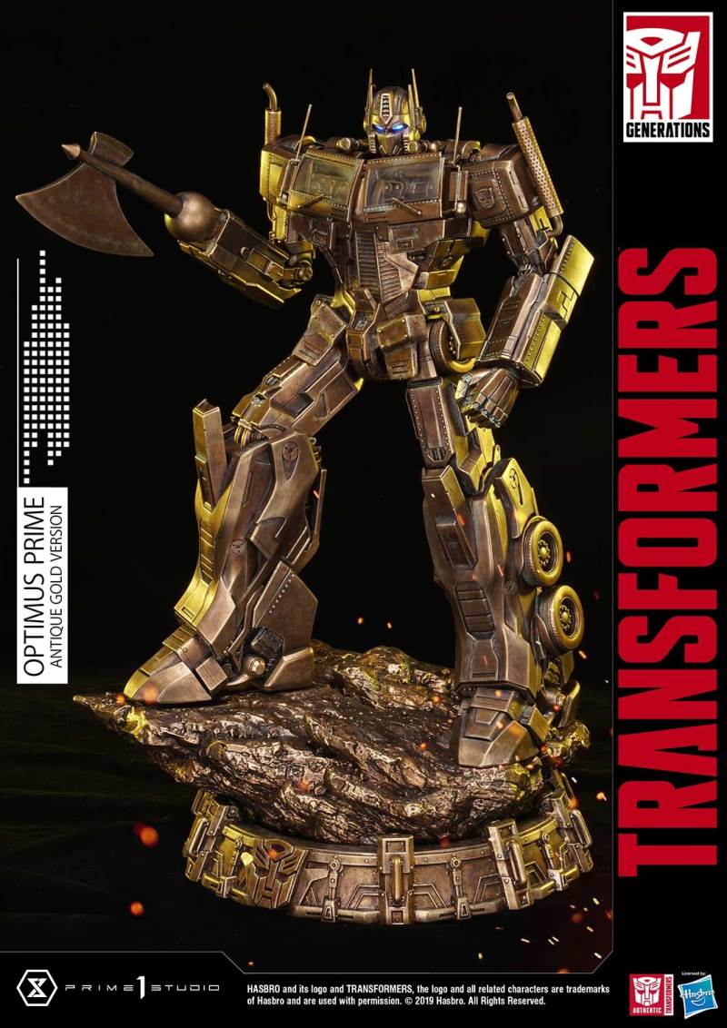 Transformers G1-Optimus Prime Antique Gold