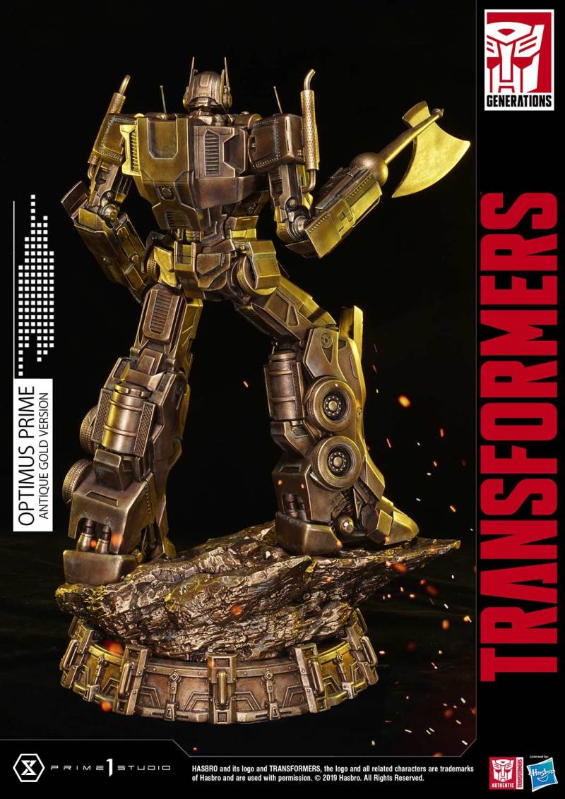 Transformers G1-Optimus Prime Antique Gold
