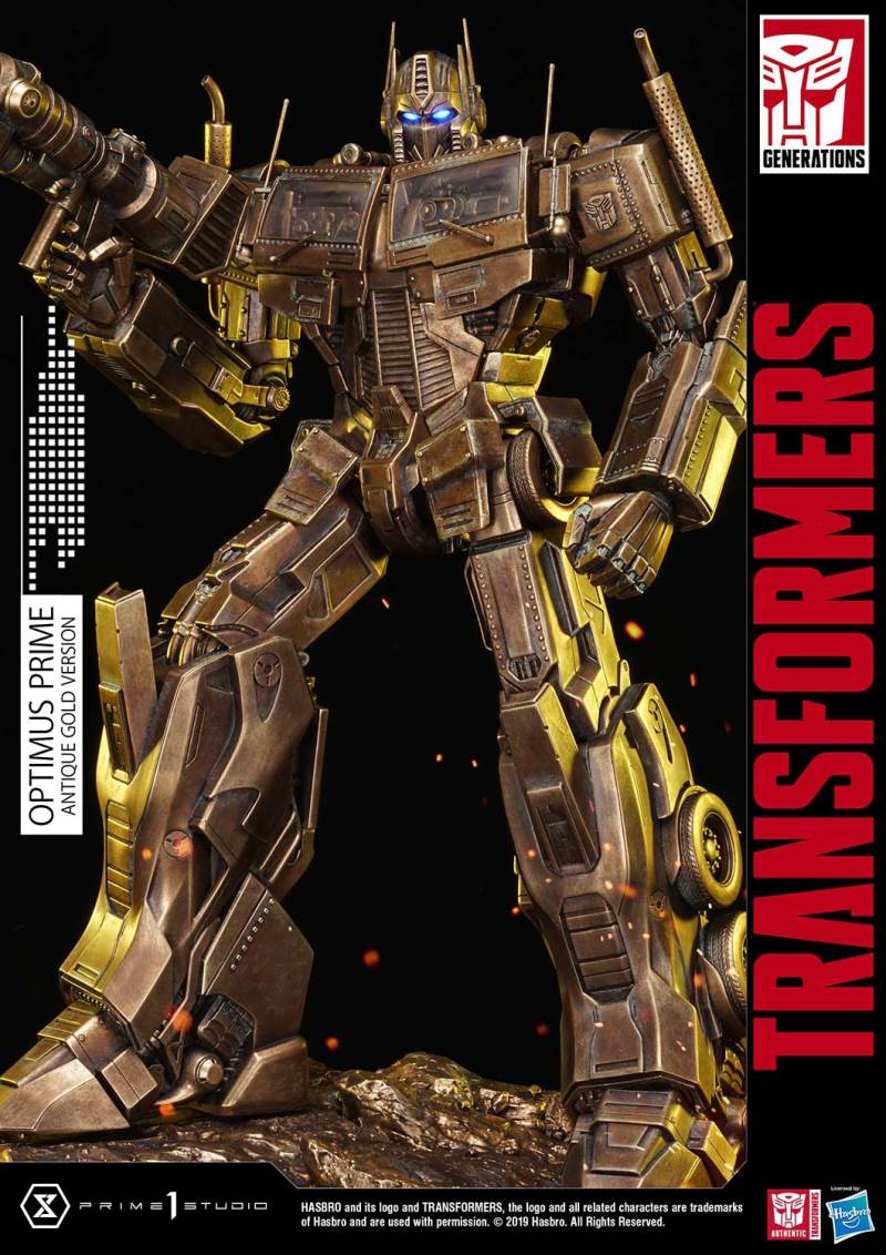 Transformers G1-Optimus Prime Antique Gold