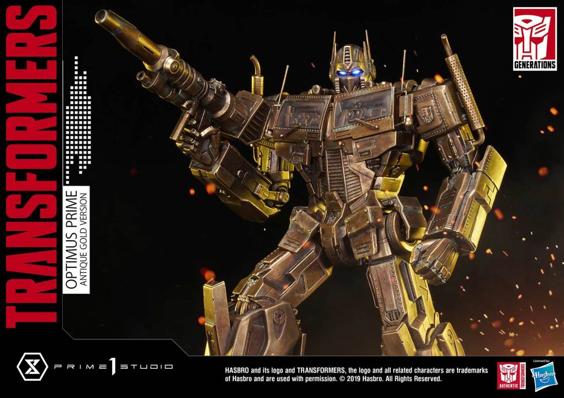 Transformers G1-Optimus Prime Antique Gold