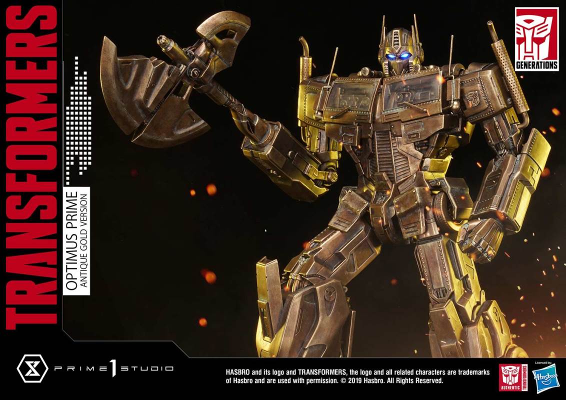 Transformers G1-Optimus Prime Antique Gold