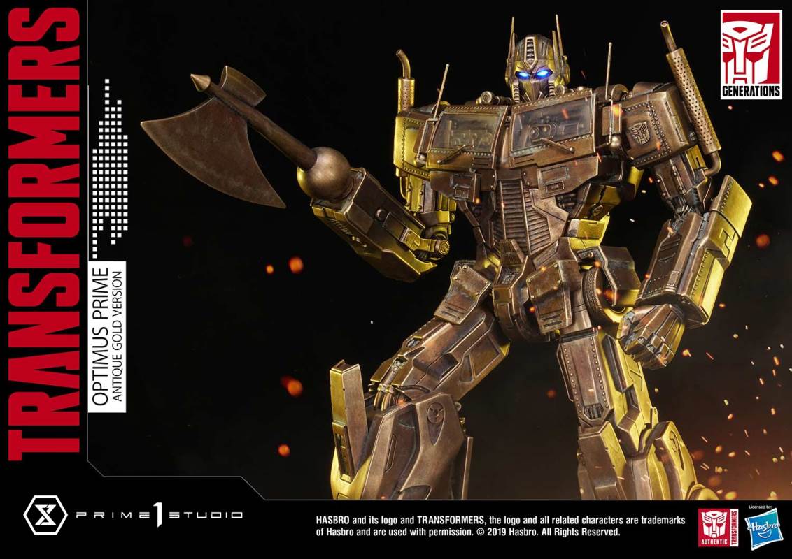 Transformers G1-Optimus Prime Antique Gold