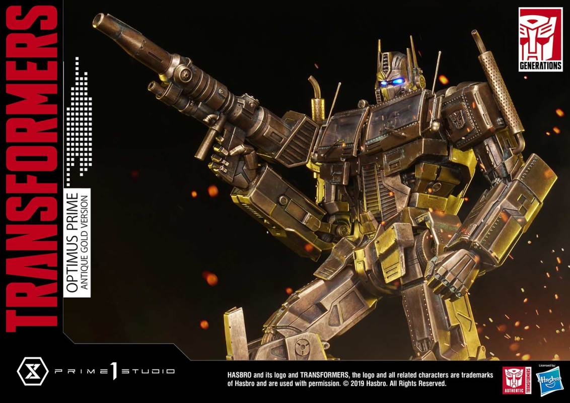 Transformers G1-Optimus Prime Antique Gold