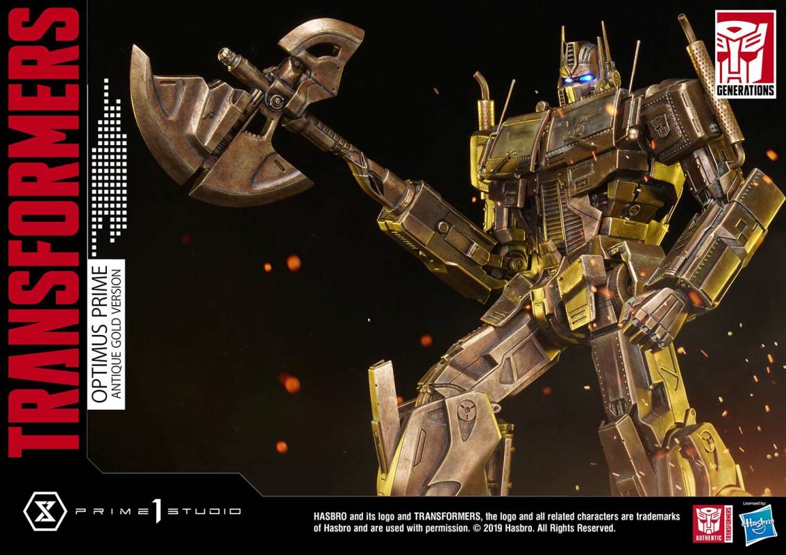 Transformers G1-Optimus Prime Antique Gold