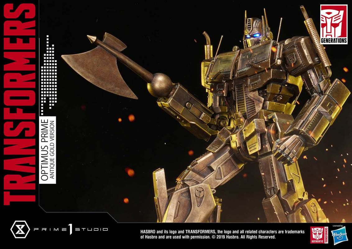 Transformers G1-Optimus Prime Antique Gold