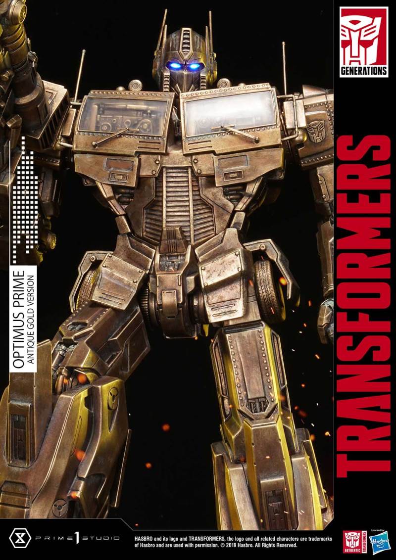 Transformers G1-Optimus Prime Antique Gold