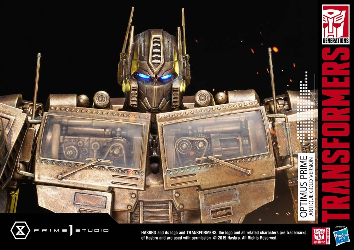 Transformers G1-Optimus Prime Antique Gold