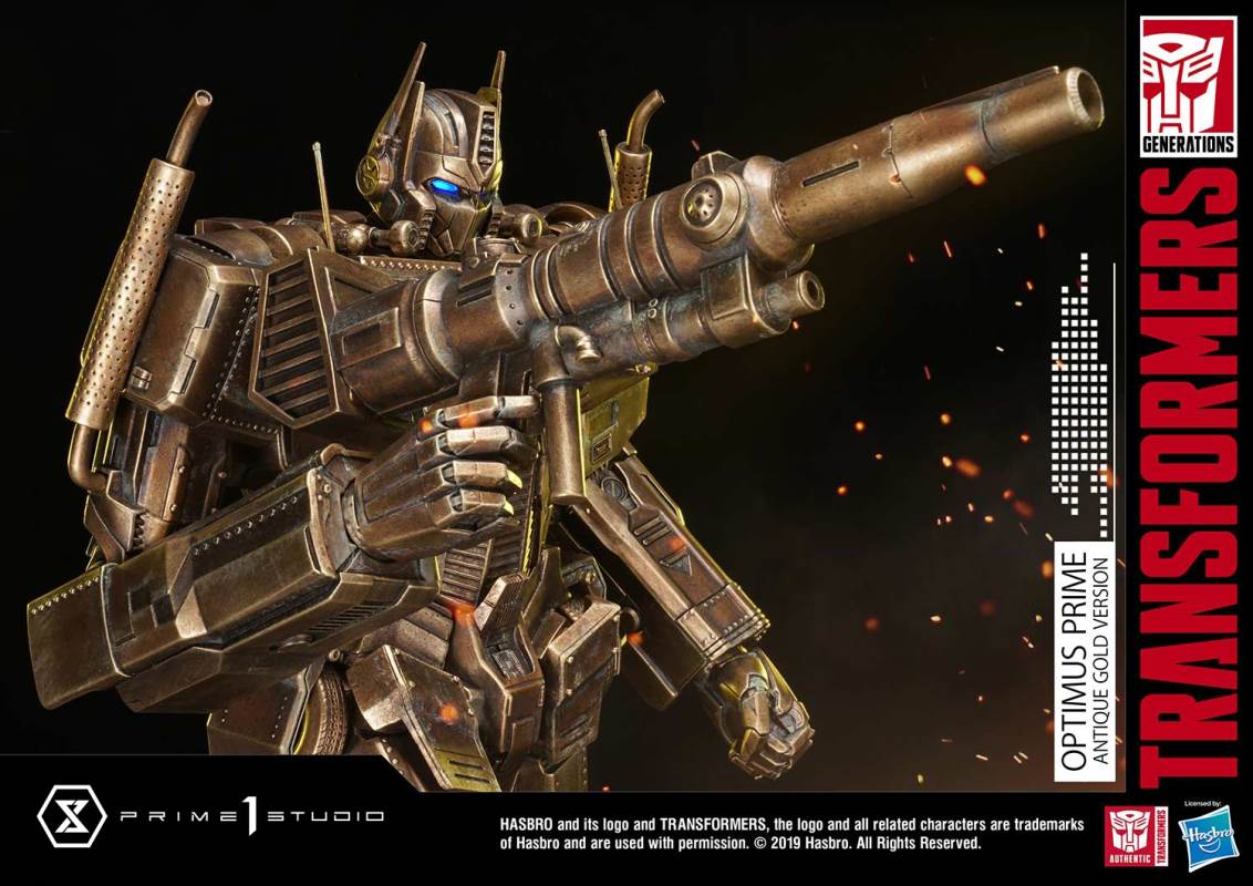 Transformers G1-Optimus Prime Antique Gold