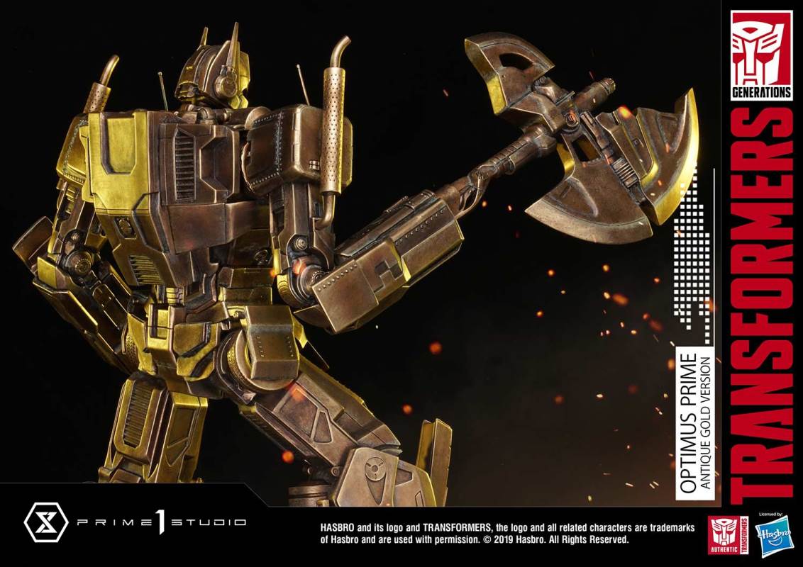Transformers G1-Optimus Prime Antique Gold
